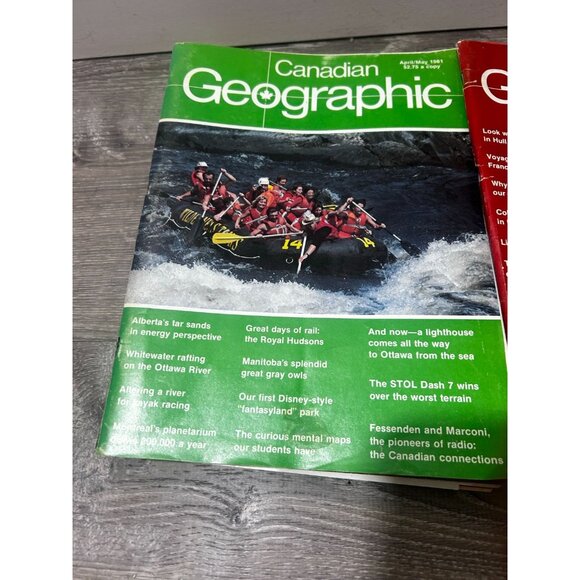 Canadian Geographic Magazines 1980-82 Lot of 12 Paperback - Picture 2 of 7